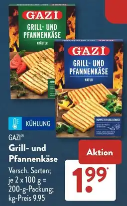 Aldi Süd Gazi̇ grill und pfannenkäse Angebot