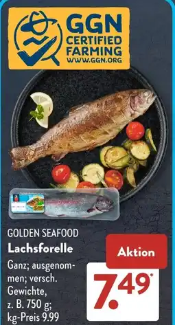 Aldi Süd Golden seafood lachsforelle Angebot
