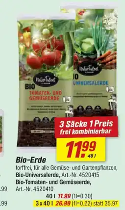 toom Baumarkt Bio-Erde Angebot