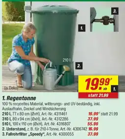 toom Baumarkt Regentonne Angebot