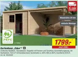 toom Baumarkt Gartenhaus ,,Eden" Angebot