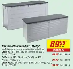 toom Baumarkt Garten-/Universalbox ,,Molly" Angebot