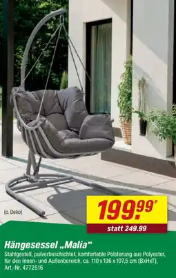 toom Baumarkt Hängesessel ,,Malia" Angebot