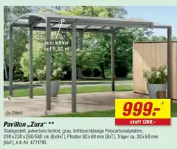toom Baumarkt Pavillon ,,Zora" Angebot