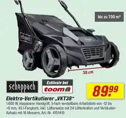 toom Baumarkt Scheppach Elektro-Vertikutierer ,,VKT38" Angebot