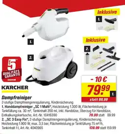 toom Baumarkt KARCHER Dampfreiniger Angebot