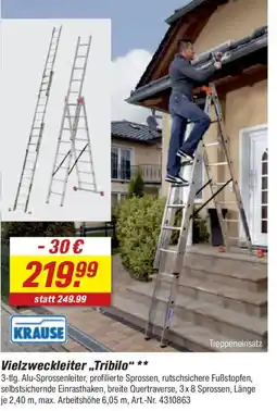 toom Baumarkt KRAUSE Vielzweckleiter ,,Tribilo" Angebot