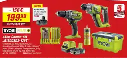toom Baumarkt RYOBI ONE+ Akku-Combo-Kit ,,R18DDSDS-125T" Angebot