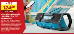 toom Baumarkt Bosch Akku-Baustellenradio ,,GPB 18V-2 SC CLC Professional" Angebot