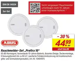 toom Baumarkt ABUS Rauchmelder-Set „Prefira 10" Angebot