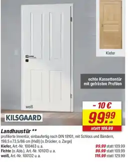 toom Baumarkt KILSGAARD Landhaustür Angebot