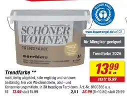 toom Baumarkt SCHÖNER WOHNEN Trendfarbe Angebot
