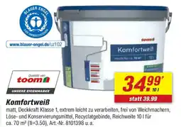 toom Baumarkt Komfortweiẞ Angebot