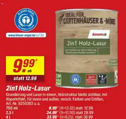 toom Baumarkt 2in1 Holz-Lasur Angebot