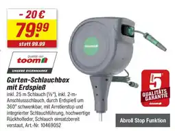 toom Baumarkt Garten-Schlauchbox mit Erdspieẞ Angebot