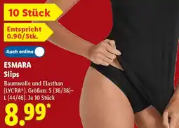 Lidl ESMARA Slips Angebot