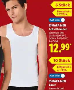 Lidl ESMARA MEN Achselhemden Angebot