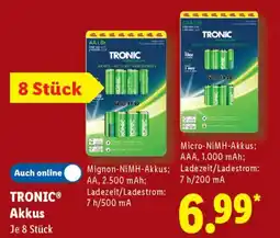 Lidl TRONIC Akkus Angebot