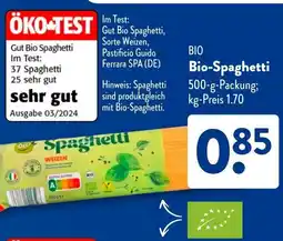 Aldi Süd BIO Bio-Spaghetti Angebot