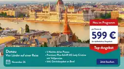 Aldi Süd Donau Vier Länder auf einer Reise Angebot