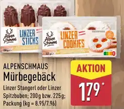 Aldi Nord ALPENSCHMAUS Mürbegebäck Angebot