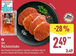 Aldi Nord BBQ Rückensteaks Angebot