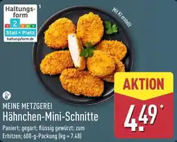 Aldi Nord MEINE METZGEREI Hähnchen-Mini-Schnitte Angebot