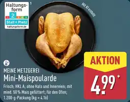 Aldi Nord MEINE METZGEREI Mini-Maispoularde Angebot
