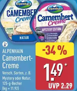 Aldi Nord ALPENHAIN Camembert- Creme Angebot