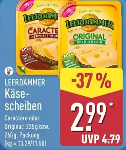 Aldi Nord LEERDAMMER Käsescheiben Angebot