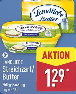 Aldi Nord LANDLIEBE Streichzart/ Butter Angebot
