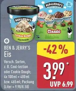 Aldi Nord BEN & JERRY'S Eis Angebot