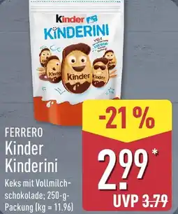 Aldi Nord FERRERO Kinder Kinderini Angebot
