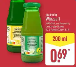 Aldi Nord RIO D'ORO Würzsaft Angebot