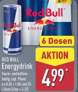 Aldi Nord RED BULL Energydrink Angebot
