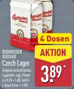 Aldi Nord BUDWEISER BUDVAR Czech Lager Angebot