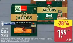 Aldi Nord JACOBS Kaffee- Sticks Angebot