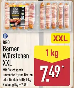 Aldi Nord BBQ Berner Würstchen XXL Angebot