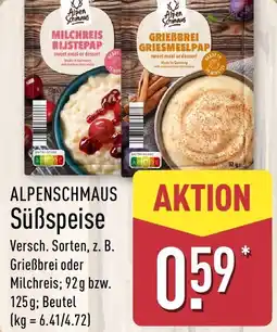 Aldi Nord ALPENSCHMAUS Süßspeise Angebot