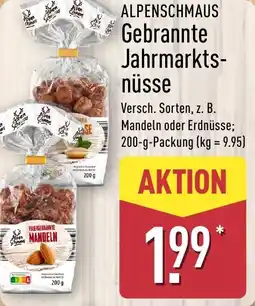 Aldi Nord ALPENSCHMAUS Gebrannte Jahrmarktsnüsse Angebot