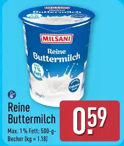 Aldi Nord MILSANI Reine Buttermilch Angebot