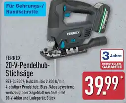 Aldi Nord FERREX 20-V-Pendelhub- Stichsäge Angebot