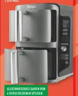 Marktkauf Ninja-Kitchen Doppel-Heißluftfritteuse SL4DOEU Angebot