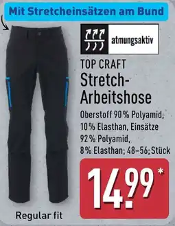 Aldi Nord TOP CRAFT Stretch- Arbeitshose Angebot