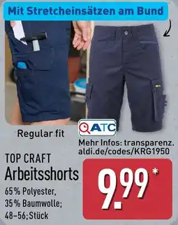 Aldi Nord TOP CRAFT Arbeitsshorts Angebot