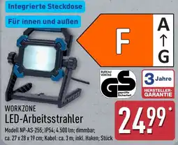 Aldi Nord WORKZONE LED-Arbeitsstrahler Angebot