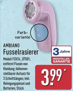 Aldi Nord AMBIANO Fusselrasierer Angebot
