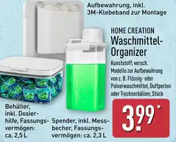 Aldi Nord HOME CREATION Waschmittel- Organizer Angebot