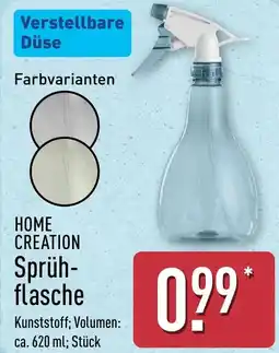 Aldi Nord HOME CREATION Sprüh flasche Angebot