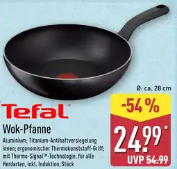 Aldi Nord Tefal Wok-Pfanne Angebot